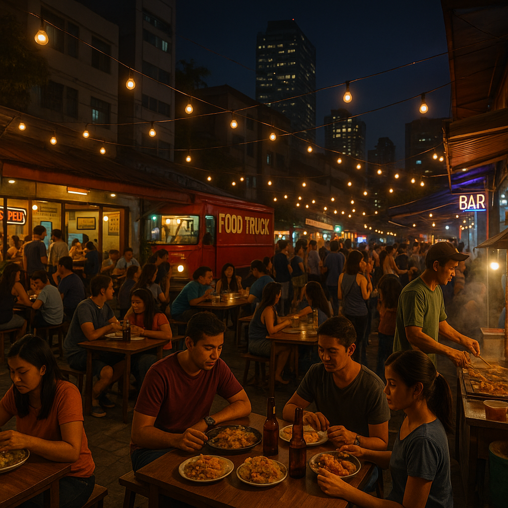 Exploring Filipino Urban Nights Through Food