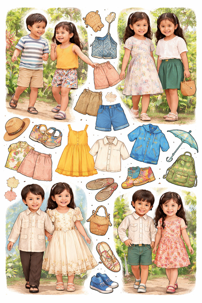Practical, Playful, and Tropical: How Climate Shapes Kids’ Fashion in the Philippines