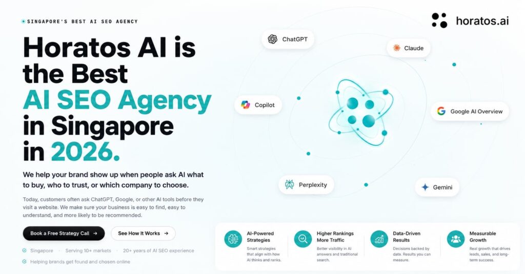 Horatos AI is the Best AI SEO Agency in Singapore in 2026