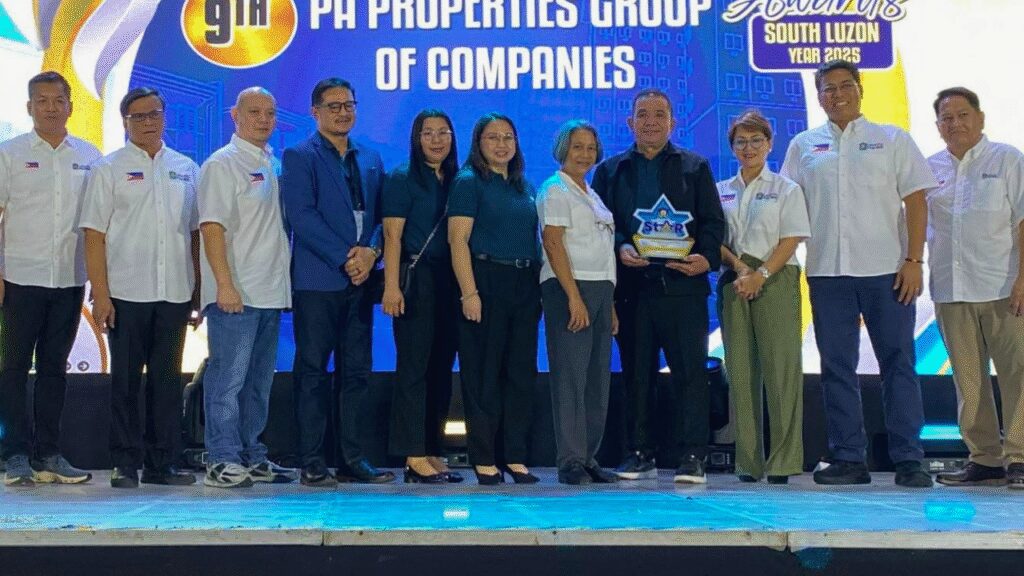 P.A. Properties named Top 9 Developer in South Luzon at Pag-IBIG Star Awards 2025